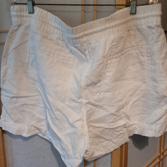 Athleta whitw linen shorts 16 - Picture 4 of 4